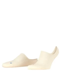 FALKE Unisex Footies High Cut Keep Warm Off-White