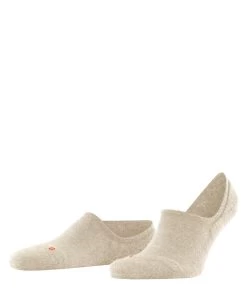 FALKE Unisex Footies High Cut Keep Warm Beige Melange