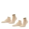 FALKE Heren Sneakersokken Happy 2-Pack Sand