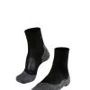 FALKE Dames Wandelsokken TK2 Short Cool Zwart
