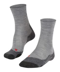 FALKE Dames Wandelsokken TK2 Melange Grey