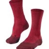 FALKE Dames Wandelsokken TK2 Wool Scarlet