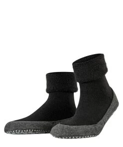 FALKE Unisex Huissokken Cosyshoe Zwart