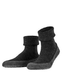 FALKE Unisex Huissokken Cosyshoe Antraciet