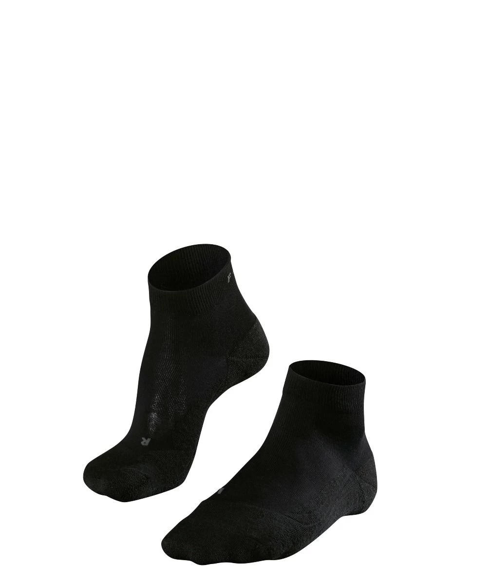 FALKE Dames Golfsokken GO2 Short Zwart 1 FALKE Dames Golfsokken GO2 Short Zwart