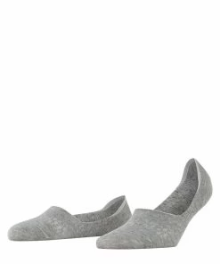 Burlington Dames Footies Mid Cut Everyday 2-Pack Grijs