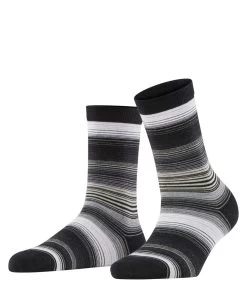 Burlington Damessokken Stripe Zwart