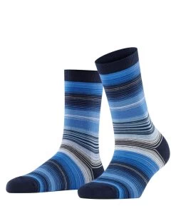 Burlington Damessokken Stripe Marine