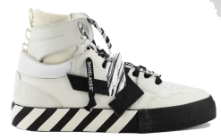 Off-White OFFWHITE VULCANISED HIGHTOP WHITE BLACK -Modeboetiek Schoenenwinkel 40310