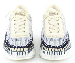 Chloé CHLOE NAMA SNEAKER BLUE -Modeboetiek Schoenenwinkel 40858 4