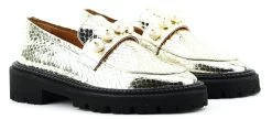 PHILOU PEARLLOAFER 3.0 PLATINO SNAKE