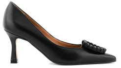 PAUL WARMER CIRCLE PUMP BLACK NAPPA