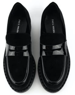 PAUL WARMER ALICIA LOAFER VELVET BLACK