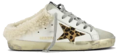 GOLDEN GOOSE SUPERSTAR SABOT WHITE LEOPARD -Modeboetiek Schoenenwinkel 41740