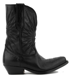 GOLDEN GOOSE WISH STAR BOOTS BLACK