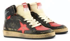 GOLDEN GOOSE SKY STAR SNEAKER BLACK RED -Modeboetiek Schoenenwinkel 41836 2