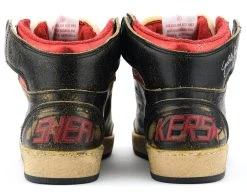 GOLDEN GOOSE SKY STAR SNEAKER BLACK RED