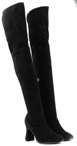 PAUL WARMER AMIRA OVERKNEE STRETCH BLACK 85