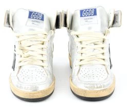 GOLDEN GOOSE SKYSTAR SILVER BLACK