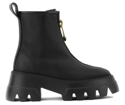 NUBIKK X PHILOU BIG ZIP BOOT BLACK -Modeboetiek Schoenenwinkel 41995