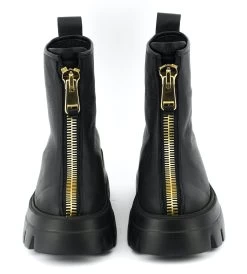 NUBIKK X PHILOU BIG ZIP BOOT BLACK