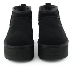 UGG CLASSIC ULTRA MINI PLATFORM BLACK