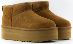 UGG CLASSIC MINI ULTRA PLATFORM CHESTNUT -Modeboetiek Schoenenwinkel 42391 2