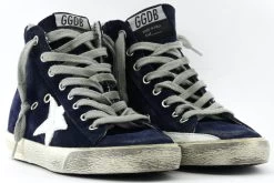 GOLDEN GOOSE FRANCY CLASSIC BLUE WHITE -Modeboetiek Schoenenwinkel 42409 2