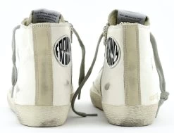 GOLDEN GOOSE FRANCY SNEAKER WHITE SILVER