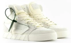 Off-White OFFWHITE HIGHTOP VULCANISED PRISTINE WHITE