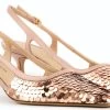 ROBERTO FESTA SEQUIN SLINGBACK VANILIA