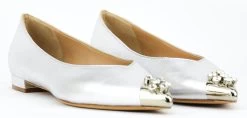 PAUL WARMER BELLA BALLERINA SILVER NAPPA
