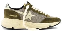 GOLDEN GOOSE RUNNING SOLE OLIVE -Modeboetiek Schoenenwinkel 42643