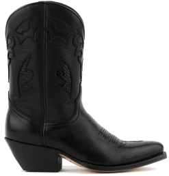 PAUL WARMER BESPOKE WESTERN BOOT BLACK -Modeboetiek Schoenenwinkel 42644