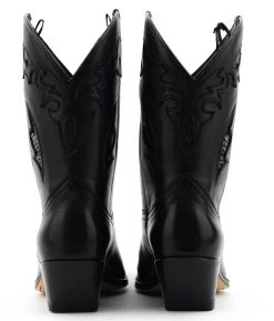 PAUL WARMER BESPOKE WESTERN BOOT BLACK -Modeboetiek Schoenenwinkel 42644 3