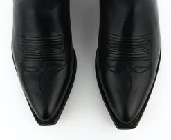 PAUL WARMER BESPOKE WESTERN BOOT BLACK -Modeboetiek Schoenenwinkel 42644 5