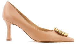 PAUL WARMER CIRCLE PUMP DARK NUDE 75 -Modeboetiek Schoenenwinkel 42646