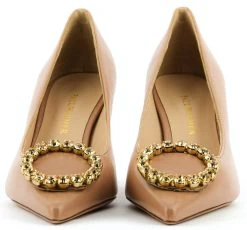 PAUL WARMER CIRCLE PUMP DARK NUDE 75 -Modeboetiek Schoenenwinkel 42646 4