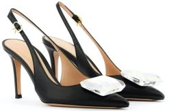 GIANVITO ROSSI JAIPUR SLING BLACK