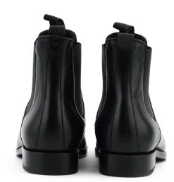 PAUL WARMER BESPOKE CHELSEA BOOT BLACK