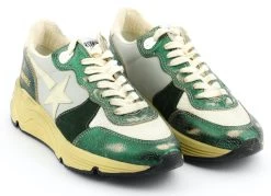 GOLDEN GOOSE RUNNING GREEN GREY