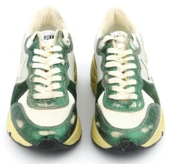 GOLDEN GOOSE RUNNING GREEN GREY -Modeboetiek Schoenenwinkel 42753 4