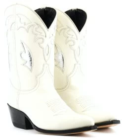PAUL WARMER BESPOKE WESTERN WHITE -Modeboetiek Schoenenwinkel 42763 2