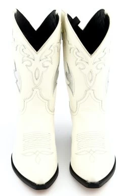 PAUL WARMER BESPOKE WESTERN WHITE -Modeboetiek Schoenenwinkel 42763 4