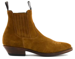 PAUL WARMER GAUCHO BOOT TAN SUEDE -Modeboetiek Schoenenwinkel 42764