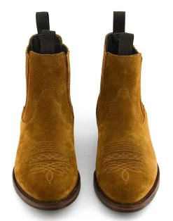 PAUL WARMER GAUCHO BOOT TAN SUEDE -Modeboetiek Schoenenwinkel 42764 4
