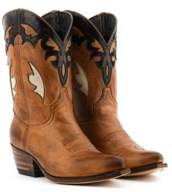 PAUL WARMER BESPOKE WESTERN VINTAGE BROWN -Modeboetiek Schoenenwinkel 42766 2