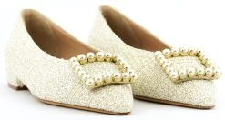 PAUL WARMER LE CARRE BALLERINA BOUCLE WHITE -Modeboetiek Schoenenwinkel 42788 2