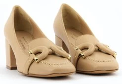 ROBERTO FESTA PUMP SQUARE BEIGE -Modeboetiek Schoenenwinkel 42790 2