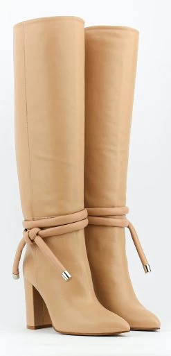 TORAL X PAULWARMER BILLI TUBULAR BOOT BEIGE -Modeboetiek Schoenenwinkel 42883 2